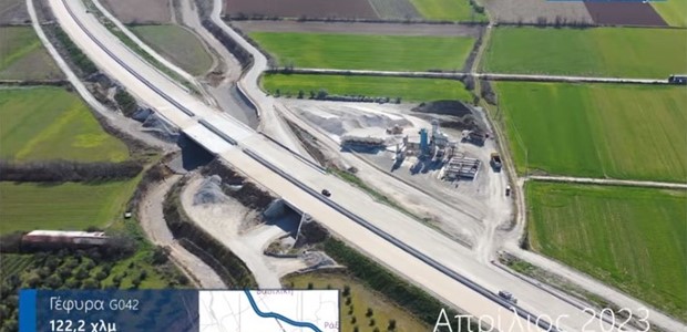 Ε65: Ξεπερνά το 23% η πρόοδος των έργων στο βόρειο τμήμα